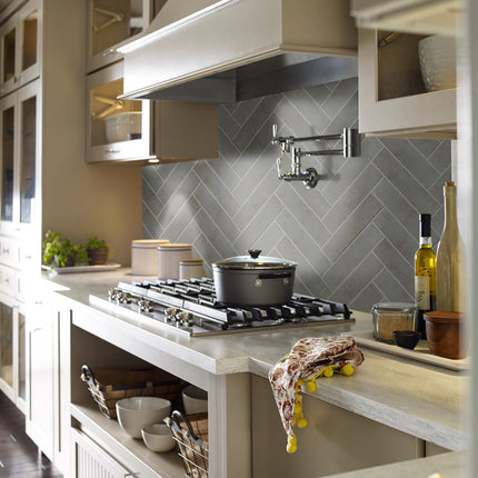 NOBLE 3X12 — Grey in a room setting