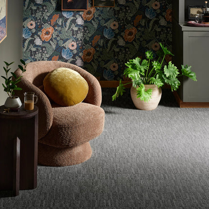 TRACE 12X24 MATTE — Creme in a room setting