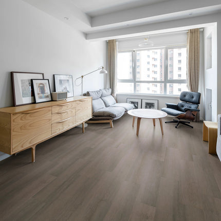 Shaw Floors Infinite 8 — Boheme Brown 7 in a room setting