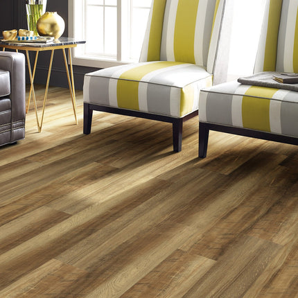 Frontier Plus Tawny Oak in a room setting