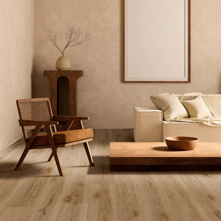 Truffle Brown Oak in a room setting