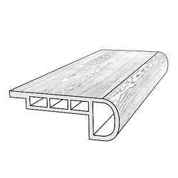 coretec flush stair nose
