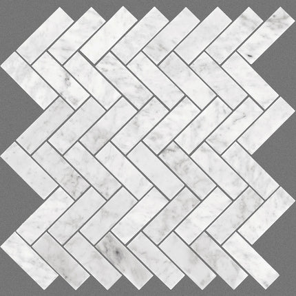 Pearl Herringbone Mosaic - SA34A - 00150 - Tile